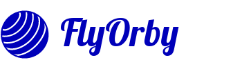 Fly orby logo blue